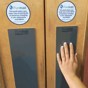 Purehold Anti-Bacterial Door Push Plate